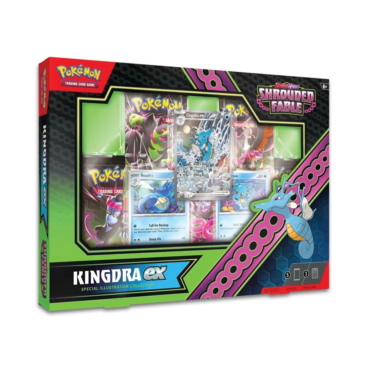 Pokemon TCG: Scarlet and Violet 6.5: Shrouded Fable - Kingdra ex Special Illustration Collection
