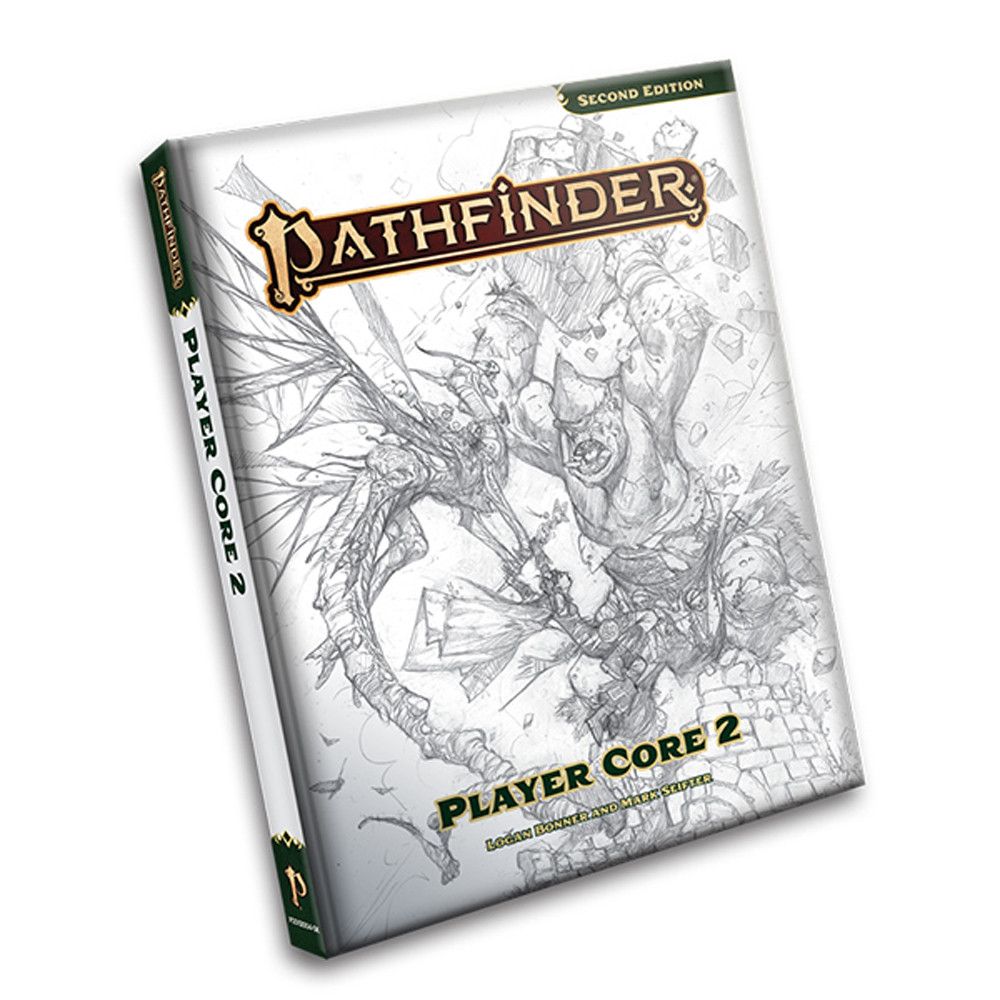 Pathfinder 2nd Edition: Player Core 2 Sketch Cover