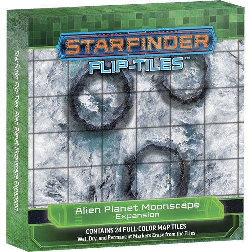 Starfinder RPG: Flip Tiles - Alien Planet Moonscape Expansion