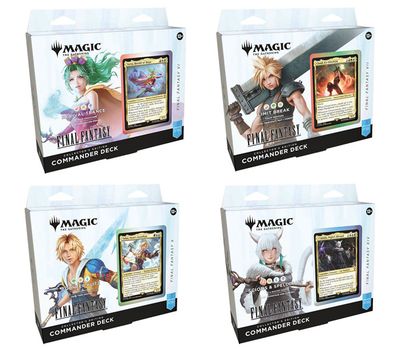 MTG Universes Beyond: Final Fantasy Collector Commander Deck - 4 Pack (Preorder)