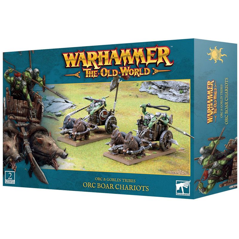 Warhammer The Old World: Orc &amp; Goblin Tribes - Orc Boar Chariots