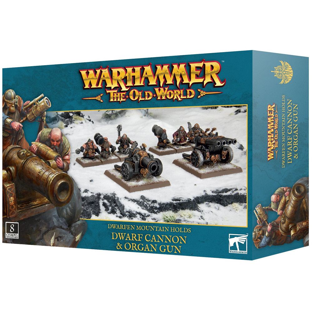 Warhammer The Old World: Dwarfen Mountain Holds - Dwarf Cannon &amp; Organ Gun