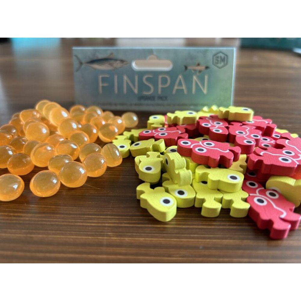 Finspan Upgrade Pack (Wooden Tokens &amp; Squishy Eggs)