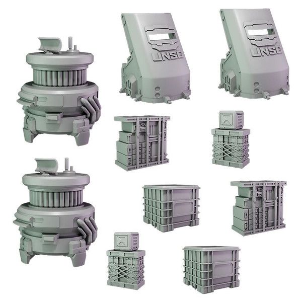Halo: Flashpoint - UNSC Scenery Set