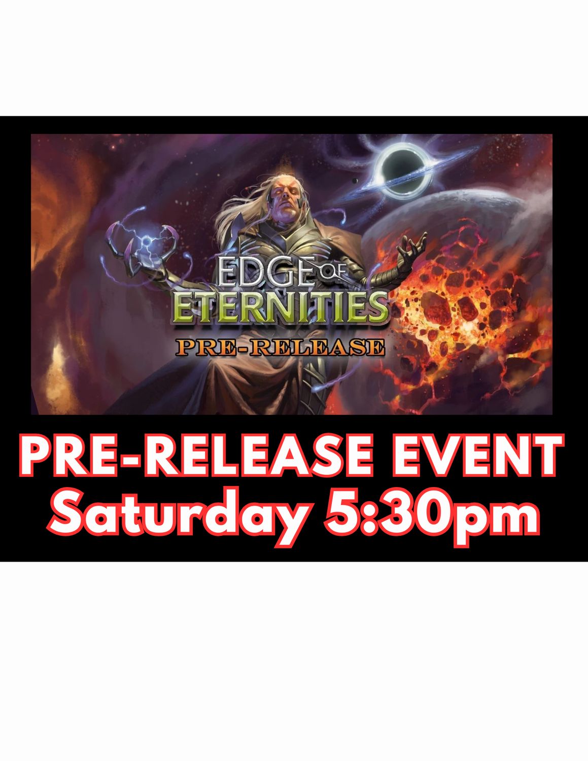 MTG Edge of Eternities (Prerelease Event - Saturday 5:30pm - 2 Headed Giant) 1 Player Entry