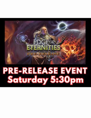 MTG Edge of Eternities (Prerelease Event - Saturday 5:30pm - 2 Headed Giant) 1 Player Entry