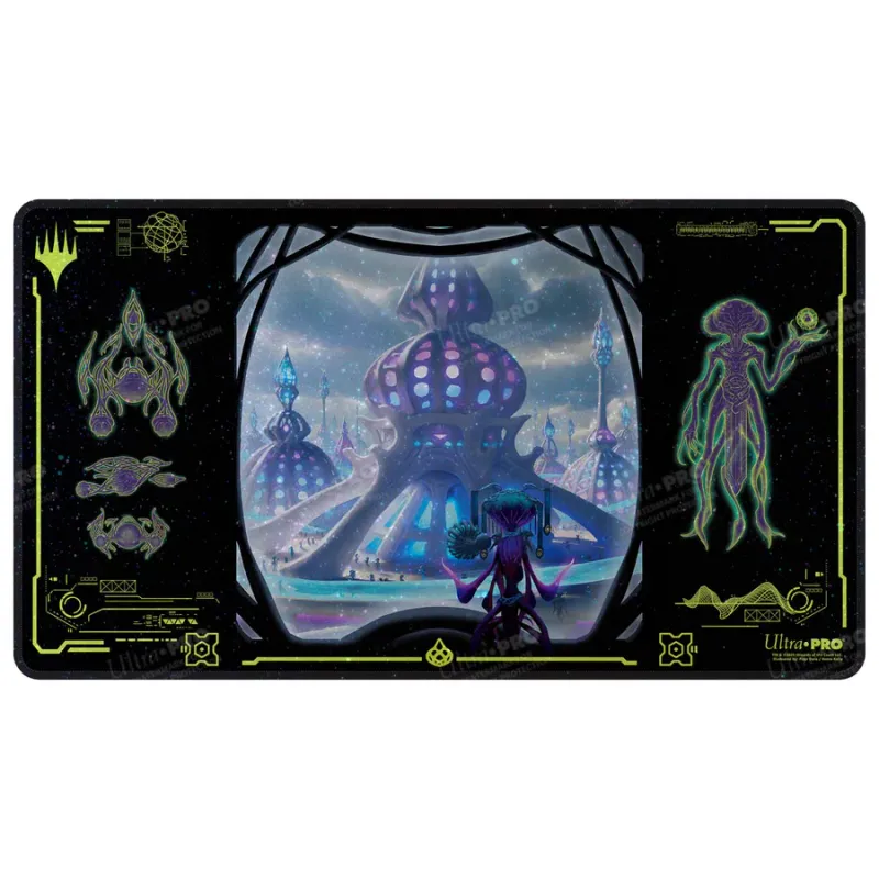 Playmat: MTG Holofoil - Edge of Eternities - Uthros, Titanic Godcore