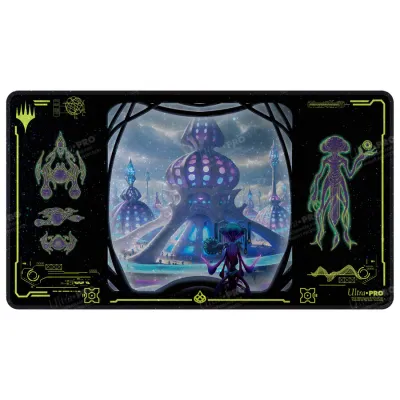 Playmat: MTG Holofoil - Edge of Eternities - Uthros, Titanic Godcore