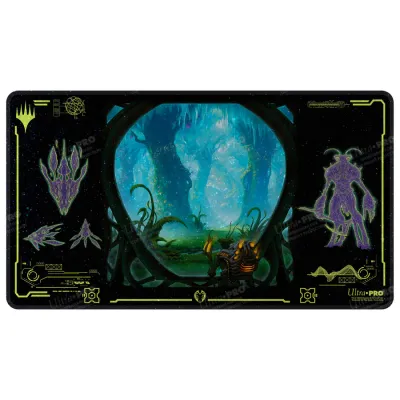 Playmat: MTG Holofoil - Edge of Eternities - Evendo, Waking Haven
