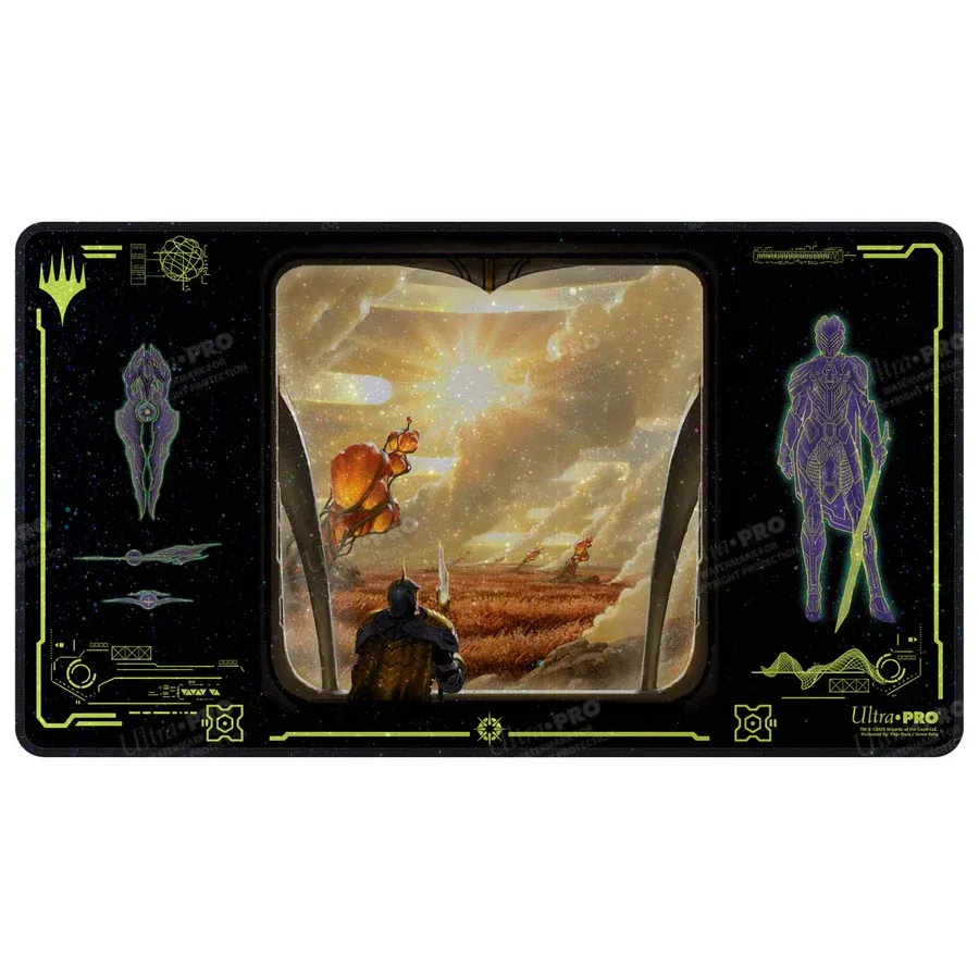 Playmat: MTG Holofoil - Edge of Eternities - Adagia, Windswept Bastion