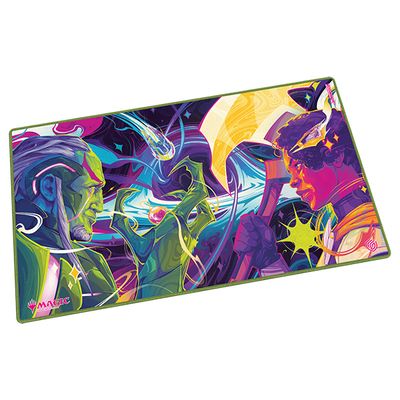 Playmat: MTG Stitched - Edge of Eternities - Haliya and Tezzeret