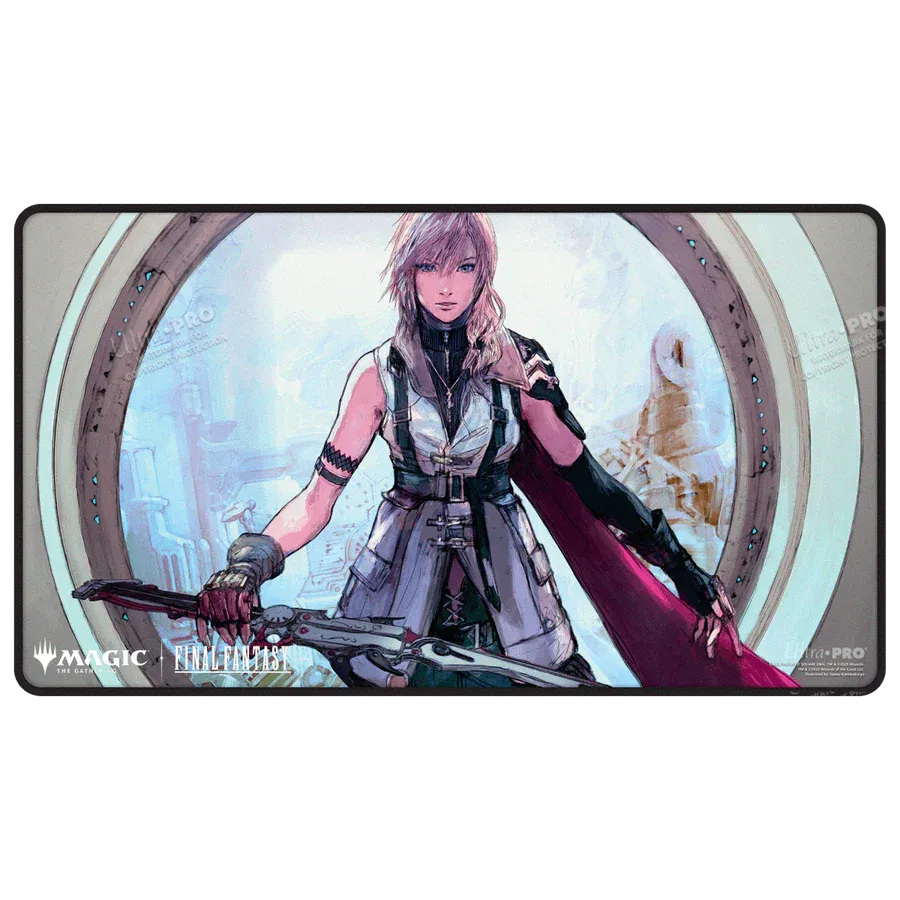 Ultra-Pro Playmat: MTG Black Stitched - Final Fantasy - Lightning, Army of One