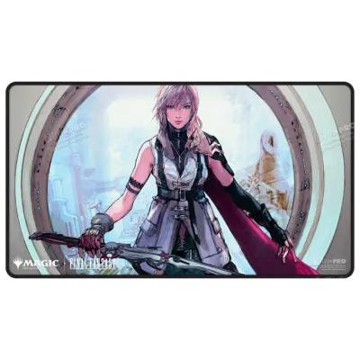 Ultra-Pro Playmat: MTG Black Stitched - Final Fantasy - Lightning, Army of One