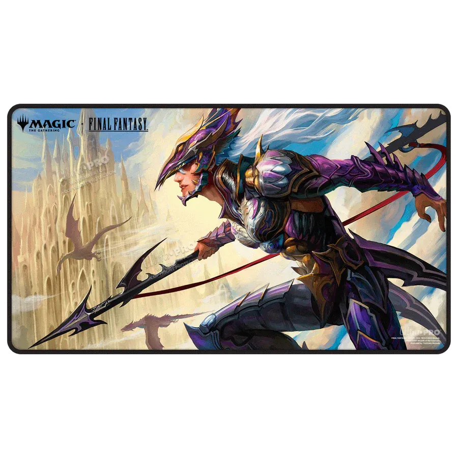 Ultra-Pro Playmat: MTG Black Stitched - Final Fantasy - Kain, Traitorous Dragoon