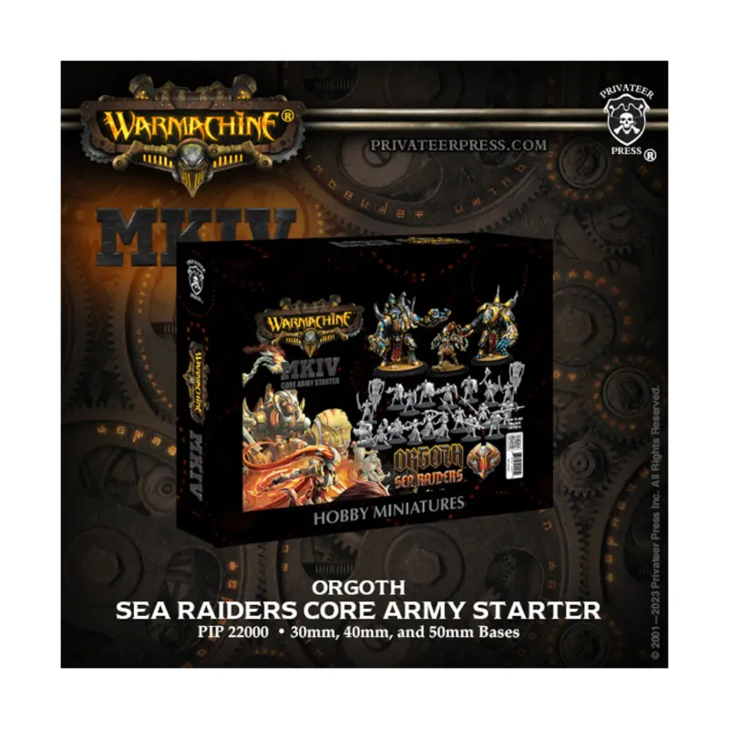 Warmachine MKIV: Orgoth Sea Raiders Core Army Starter