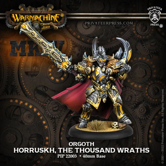 Warmachine: Orgoth: Horruskh The Thousand Wraths