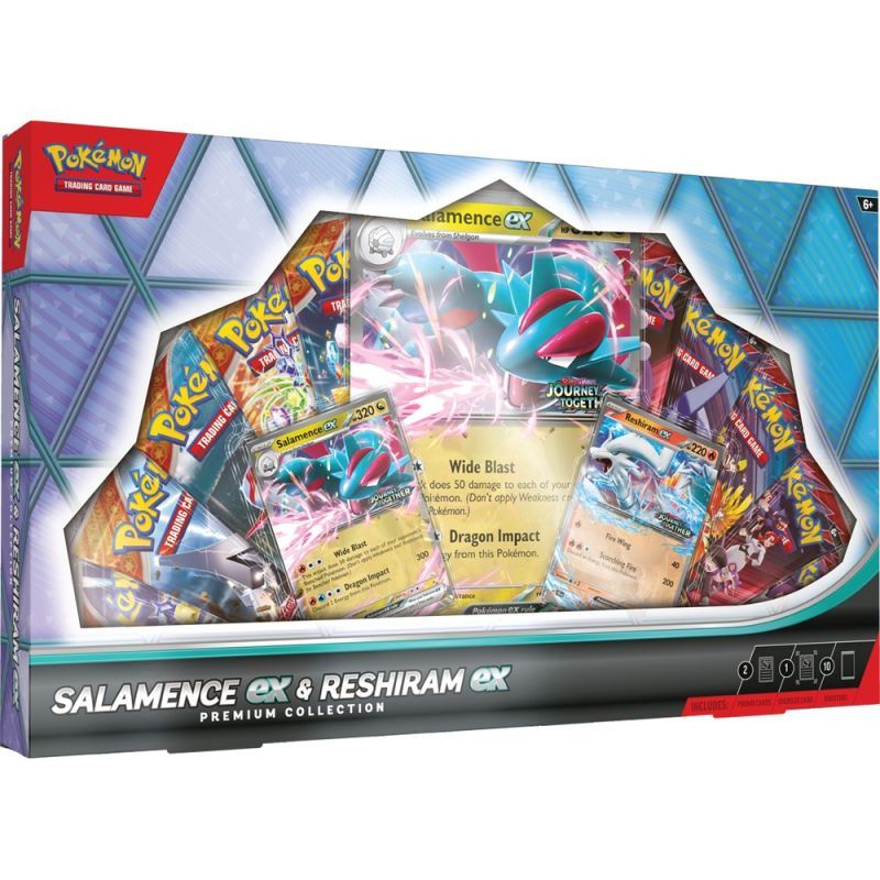 Pokemon TCG: Salamence Ex &amp; Reshiram Ex Premium Collection