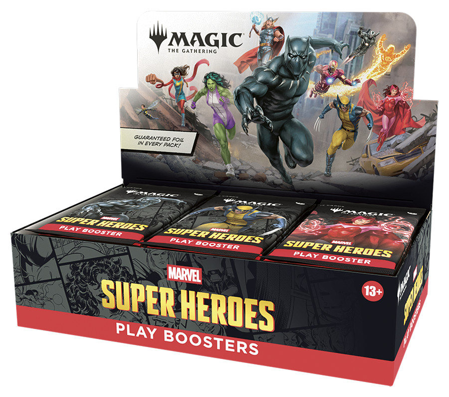 MTG Universes Beyond: Marvel Super Heroes Play Booster Box