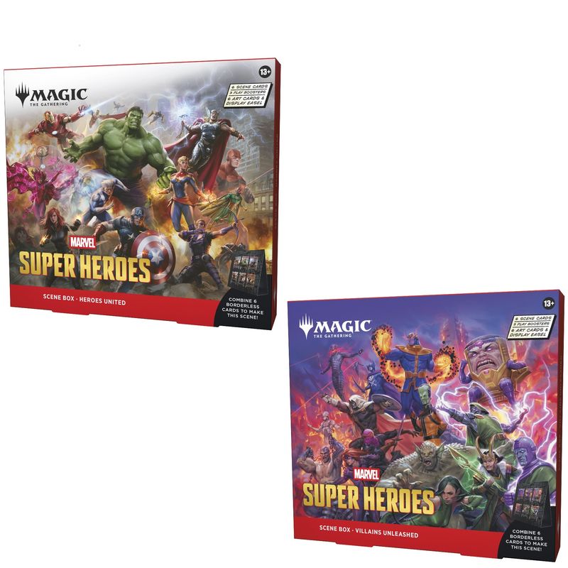 MTG Universes Beyond: Marvel Super Heroes Scene Box - 2 Pack (Preorder)