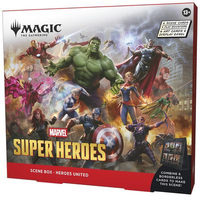 MTG Universes Beyond: Marvel Super Heroes Scene Box - Heroes United