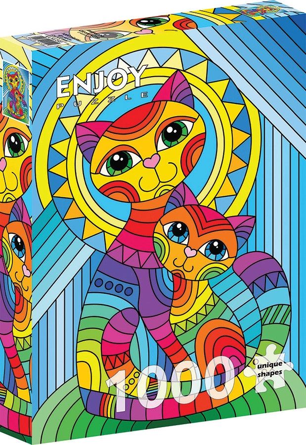Inseparable Cat and Kitten 1000pc Enjoy