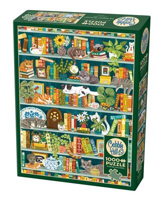 The Purrfect Bookshelf 1000pc Puzzle