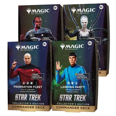 MTG Universes Beyond: Star Trek Collector Commander Deck - 4 Pack (Preorder)