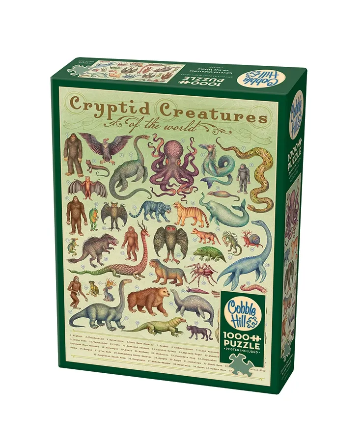 Cryptid Creatures 1000-Piece Cobble Hill Puzzle
