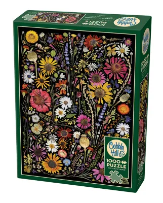 Flower Press: Happiness 1000-Piece Cobble Hill Puzzle