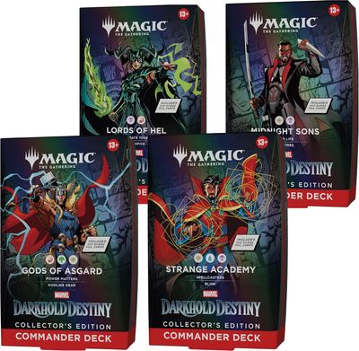 MTG Universes Beyond: Marvel - Darkhold Destiny Collector Commander Deck - 4 Pack (Preorder)