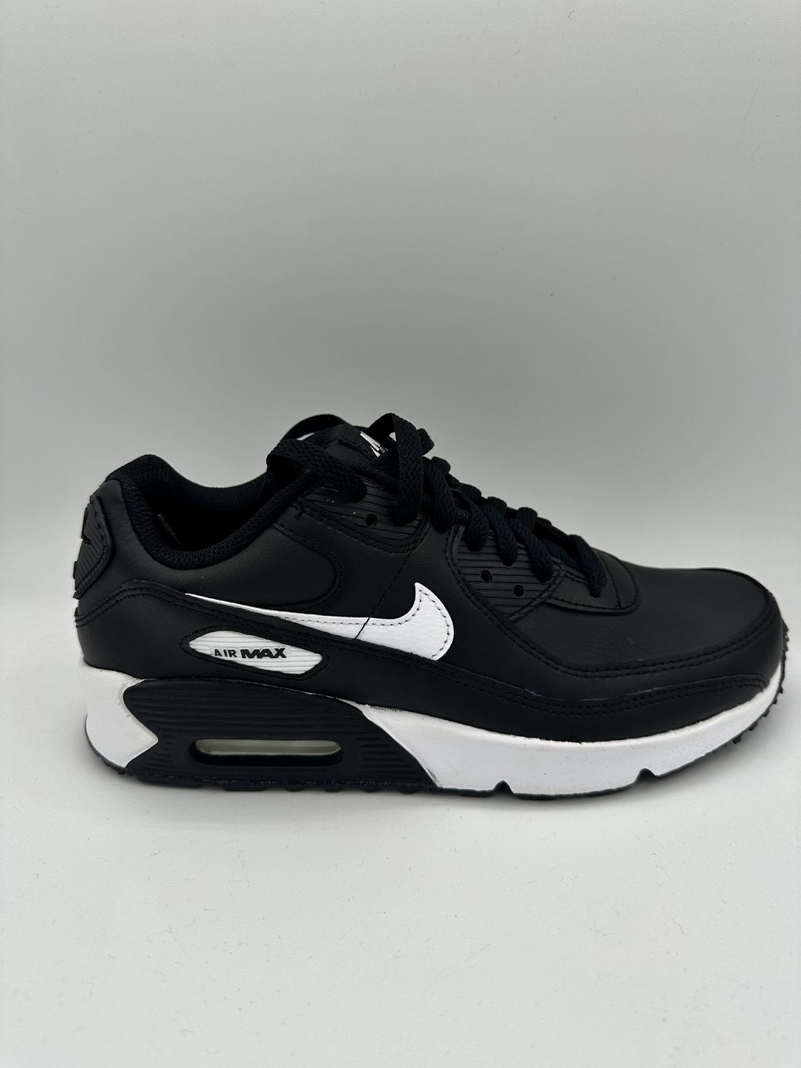 Nike Air Max 90 LTR - Black/White (GS) (No Box)
