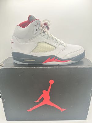 Jordan 5 - Fire Red Silver Tongue