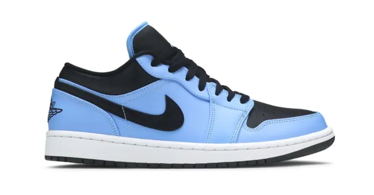 Jordan 1 Low - University Blue Black