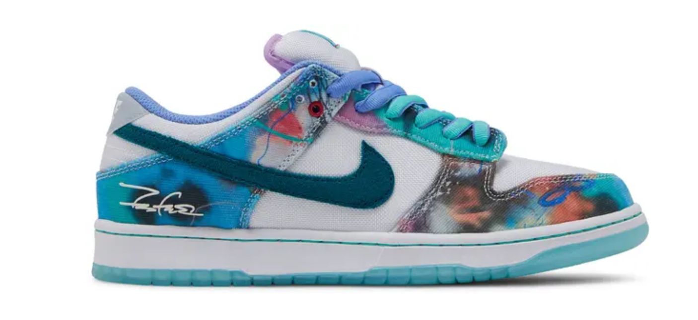 Nike SB Dunk Low - Futura Bleached Aqua (DS, No Box)