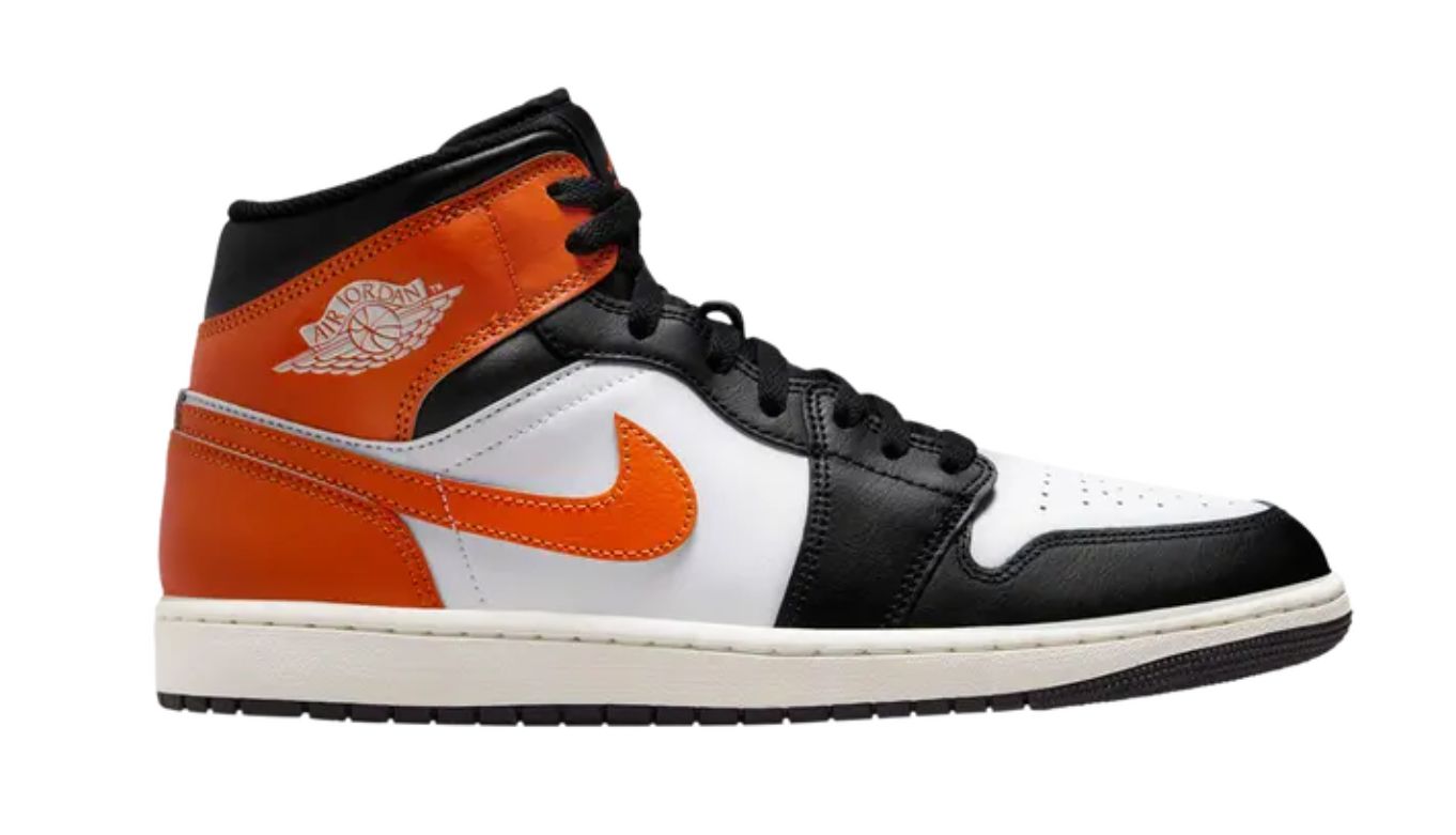 Jordan 1 Mid - Black Toe Starfish