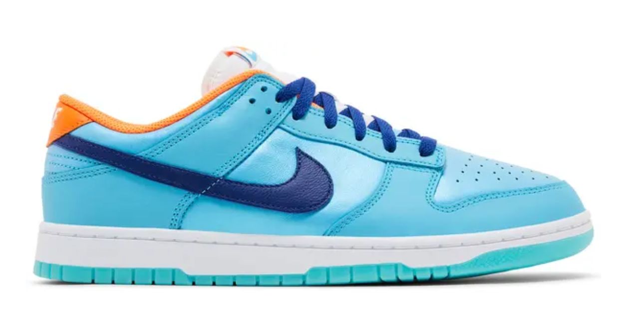 Nike Dunk Low - Baltic Blue Total Orange (No box lid)