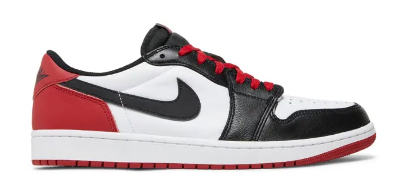 Jordan 1 Low - Black Toe
