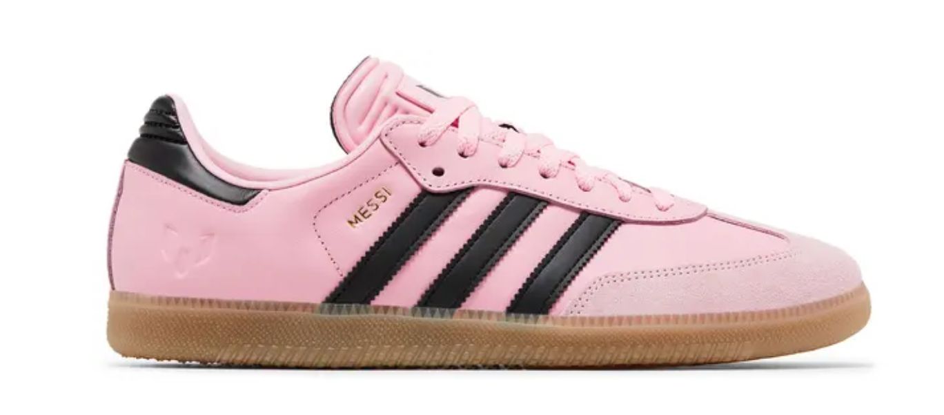 Adidas Samba Messi - Light Pink Black