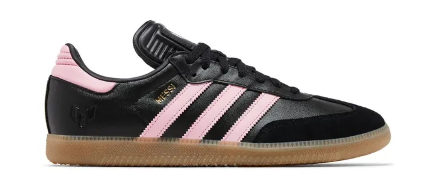 Adidas Samba Messi - Black Gold Metallic