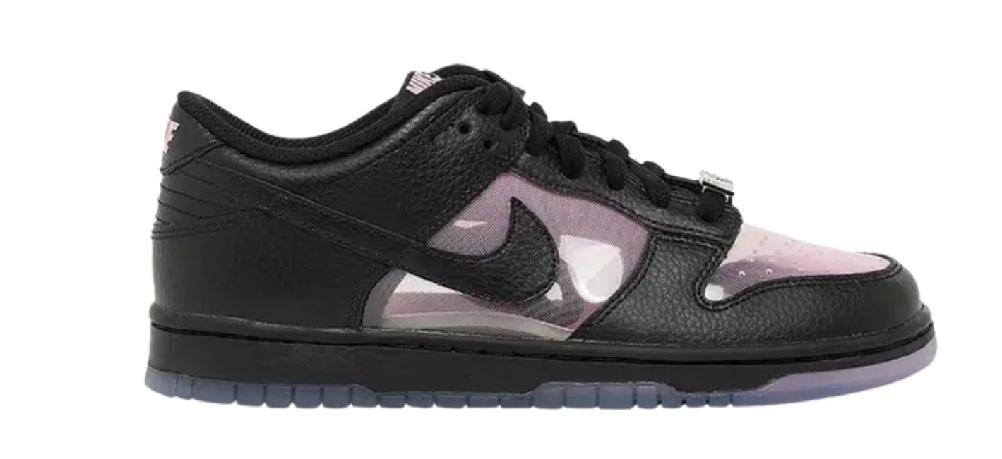 Nike Dunk Low - Transparent Black Pink Rise