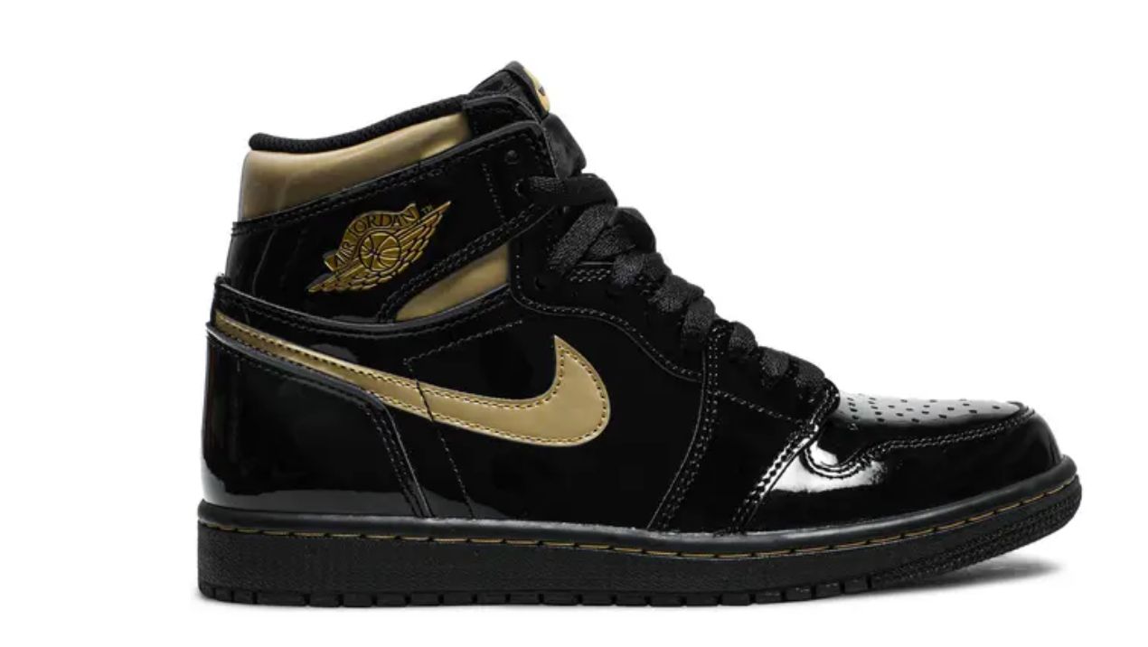 Jordan 1 High - Black Metallic Gold (non patent)