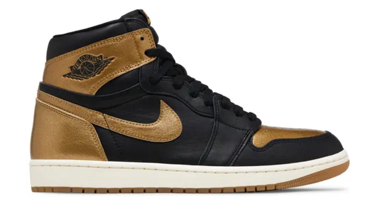 Jordan 1 High - Black Metallic Gold (non patent)