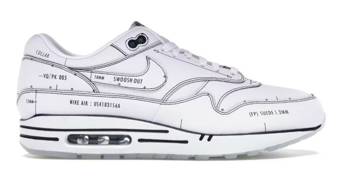 Nike Air Max 1 - Tinker Schematic