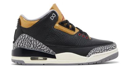 Jordan 3 - Black Cement Gold (Women's)