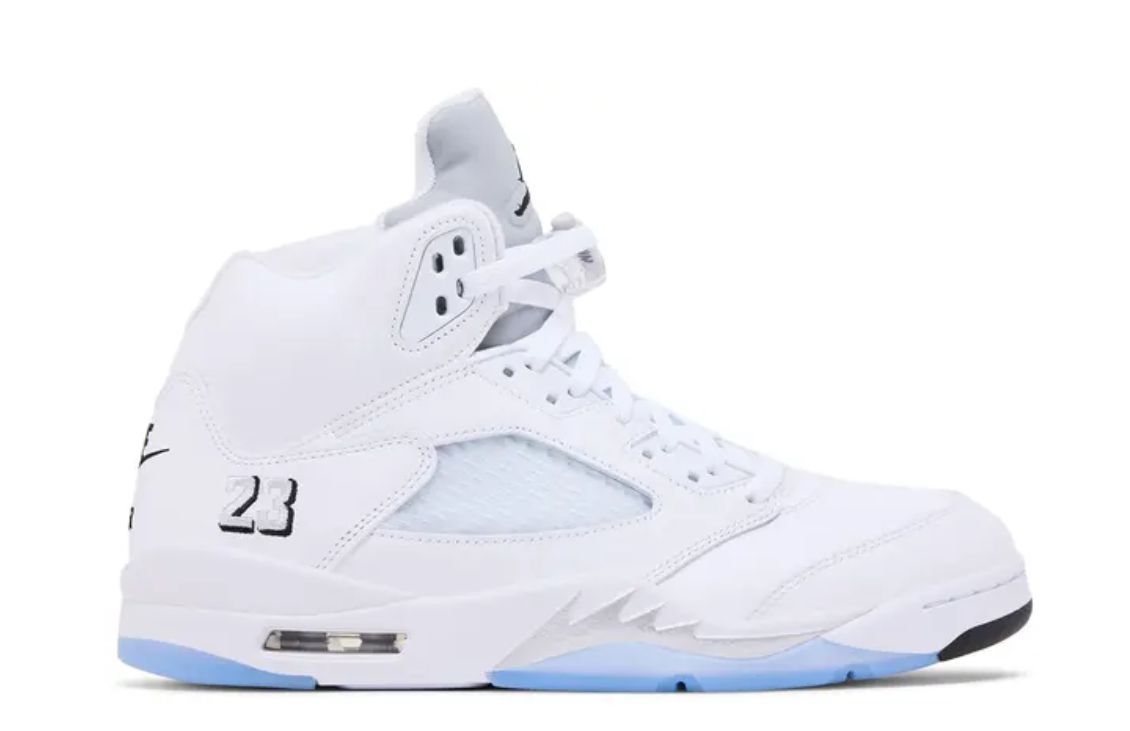 Jordan 5 - White Metallic