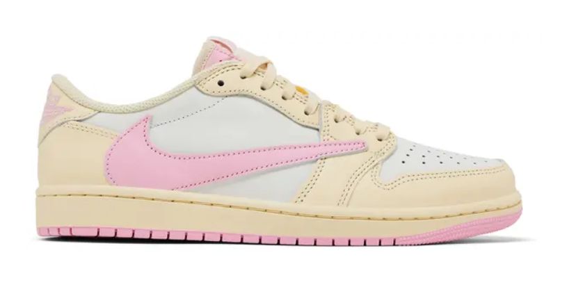 Jordan 1 Low - Travis Scott Shy Pink