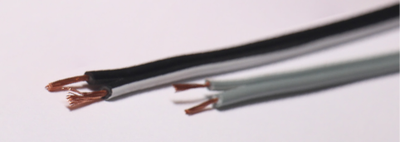 Two Core Flat Flexible Cable (RIPCORD)