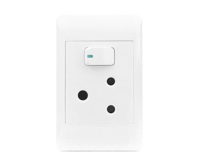 S-TEC Wall Mains Socket 1x16A 2x4