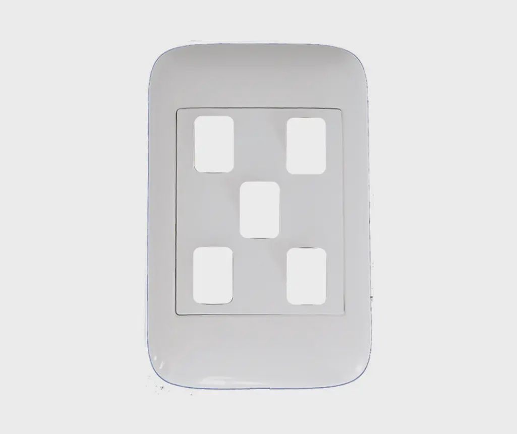 Onesto 5 Lever Grid Plate Only 4x2