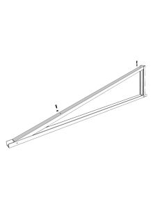 KD Solar 13-25 degrees adjustable V-frame bracket for portrait mounting